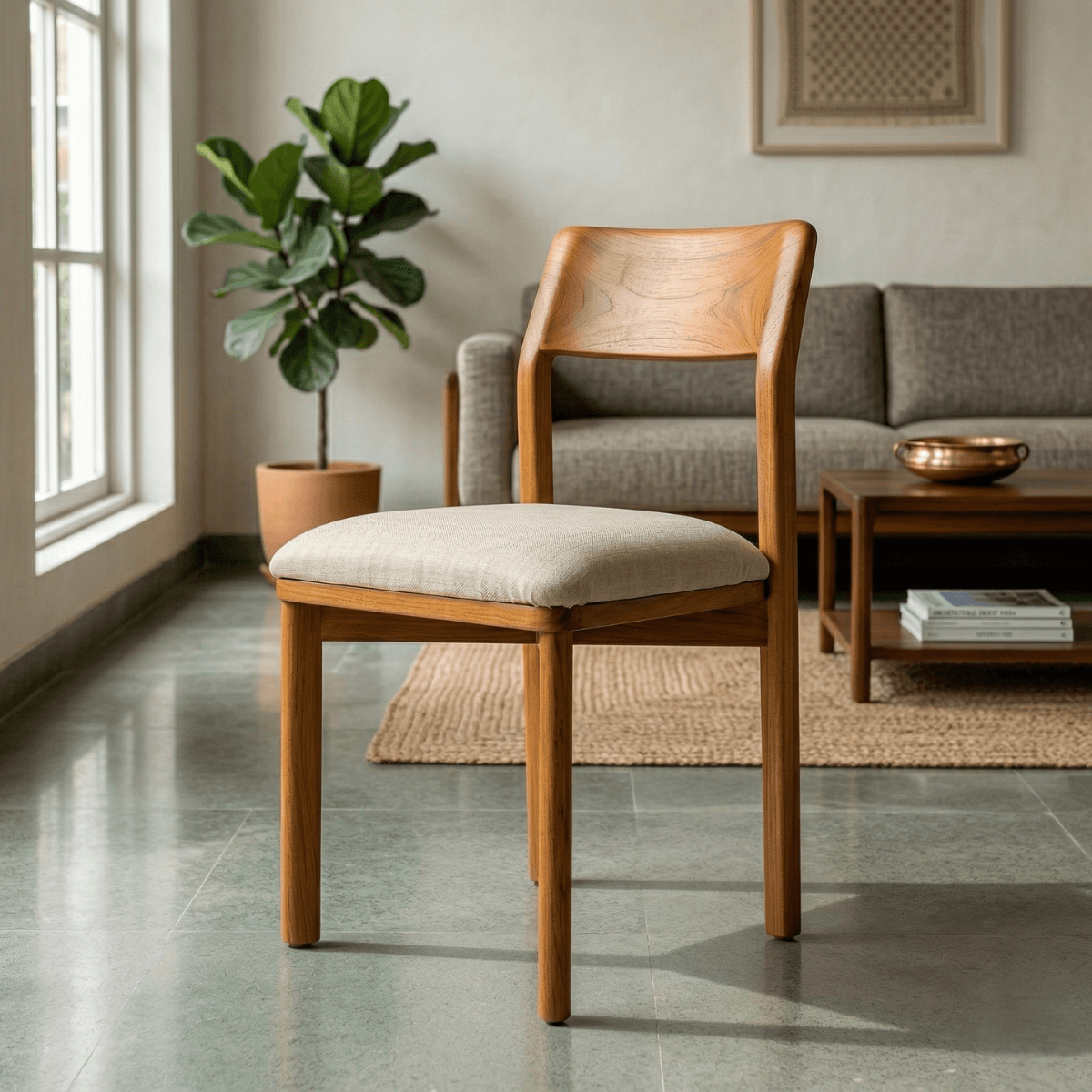 Royal Aarvaya Nilambur Teak Wood Chair